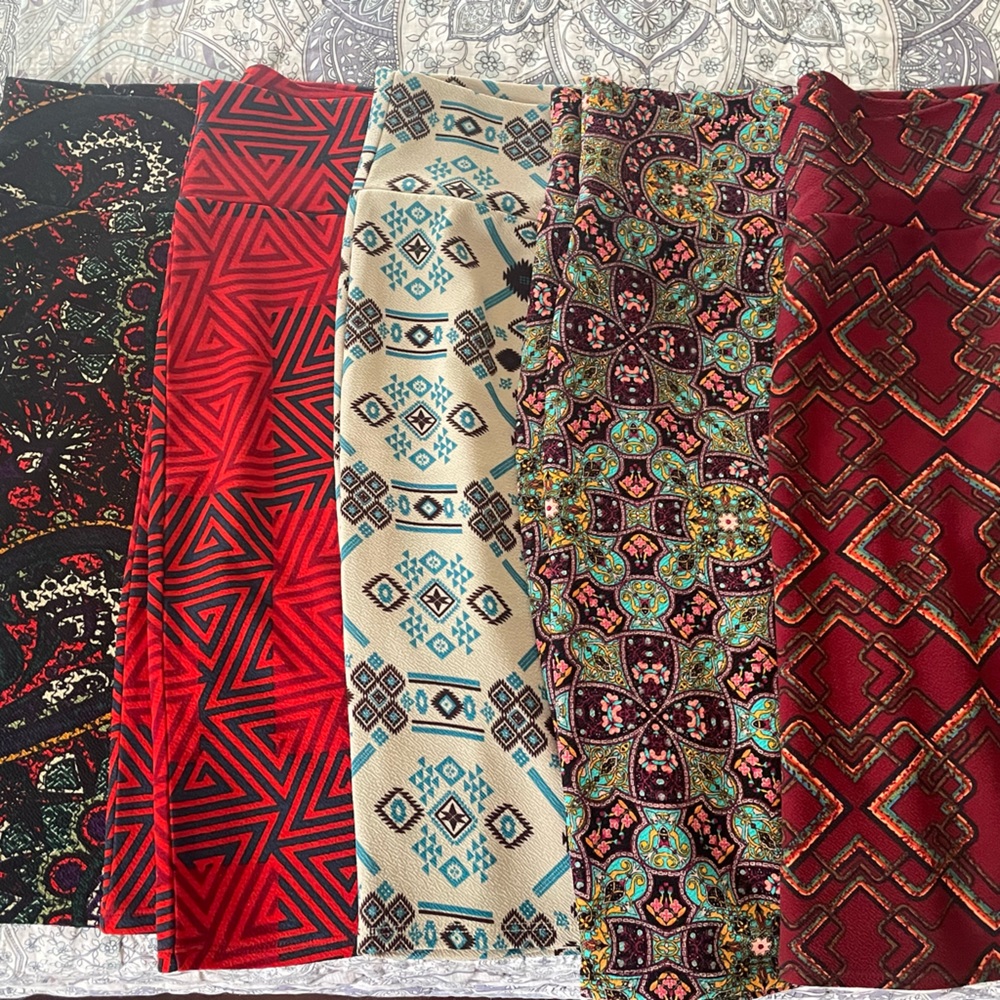 Lularoe Cassie skirt - bundle of 5